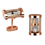 Pager to activate Rose Gold Hour Glass Cufflinks