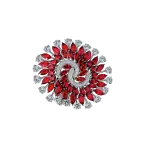 Pager to activate White Gold Ruby Infinia Ring
