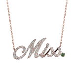 Pager to activate Rose Gold Miss Necklace