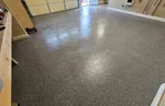 white suv on new flooring from Granite Garage Floors in Warren County