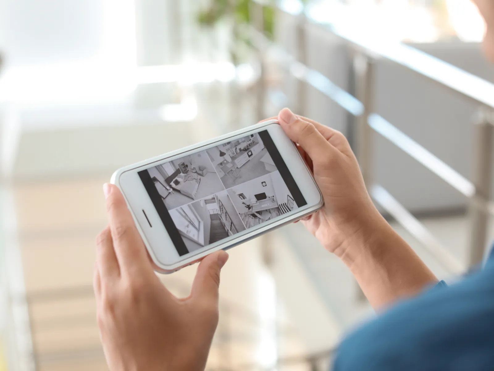 a person holding a tablet