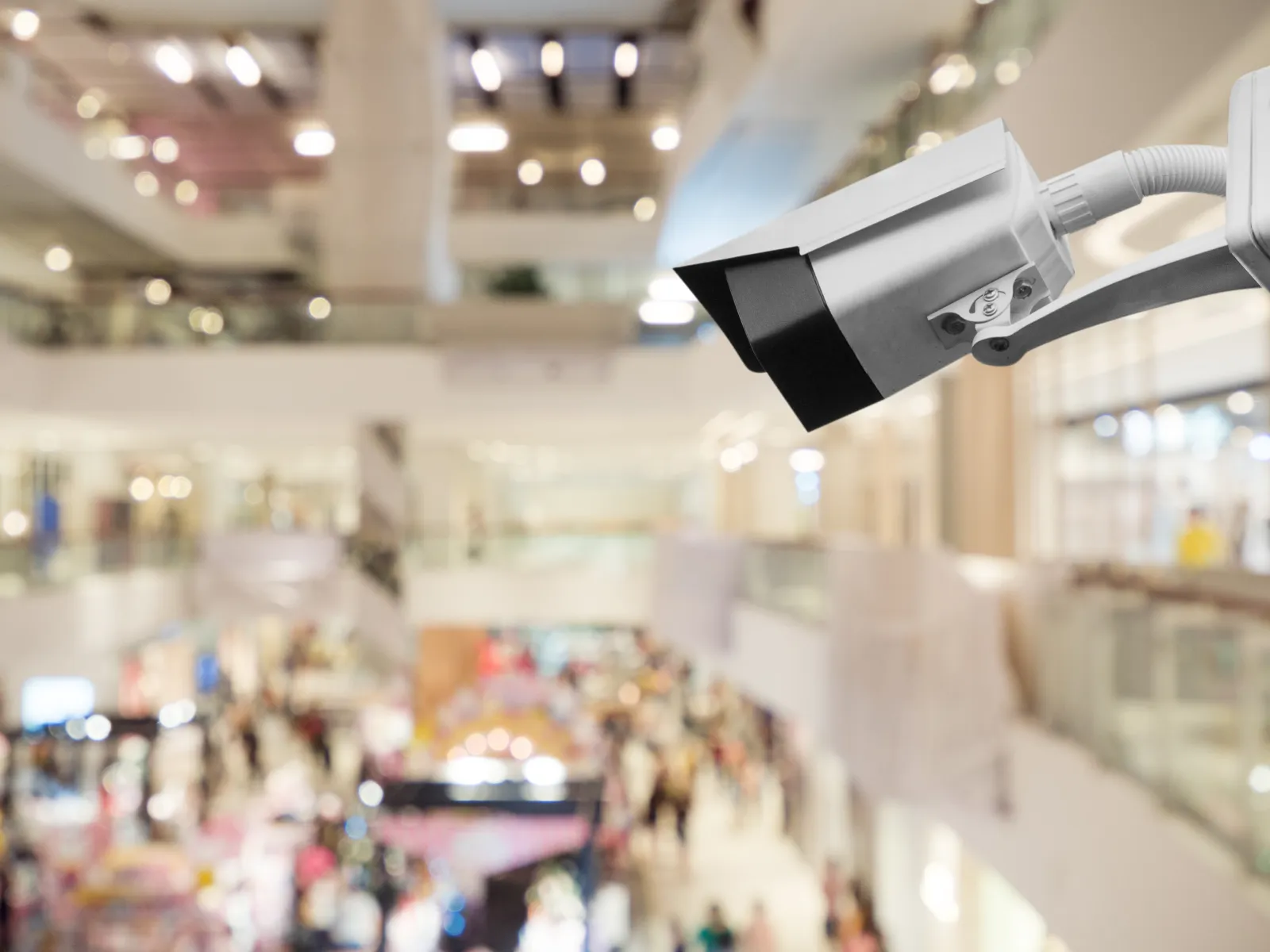 a camera from a ceiling