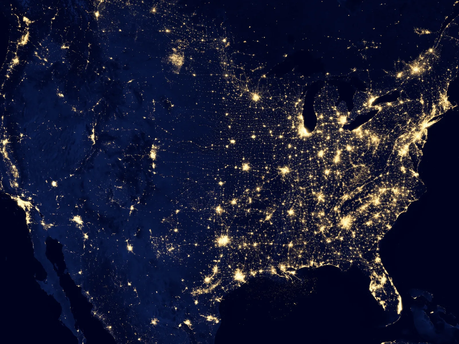 a view of the earth from space
