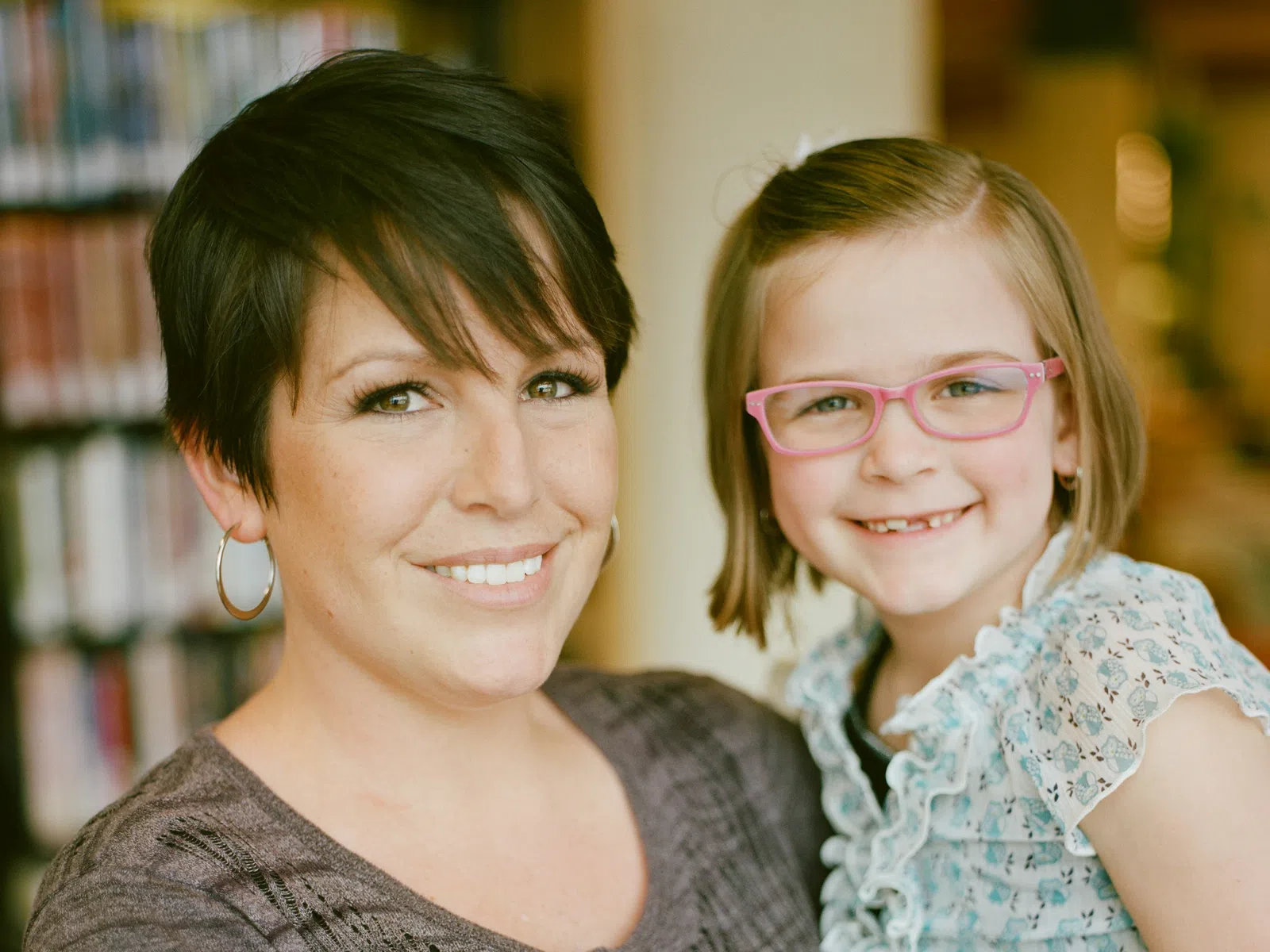 a person smiling for the camera