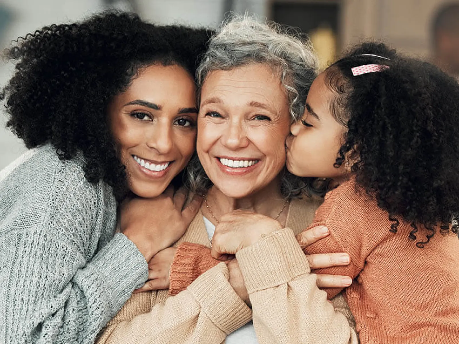 a group of women embracing
