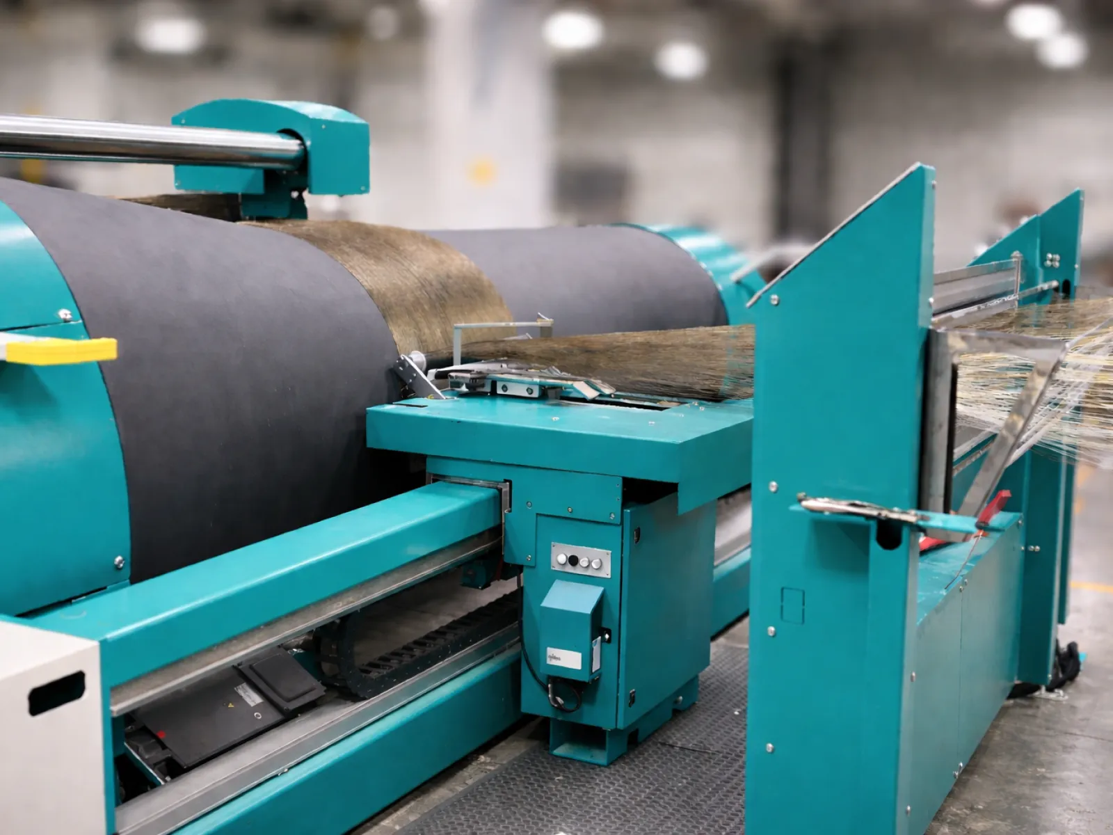 Two men working at computers in an office with documents and focused expressions.