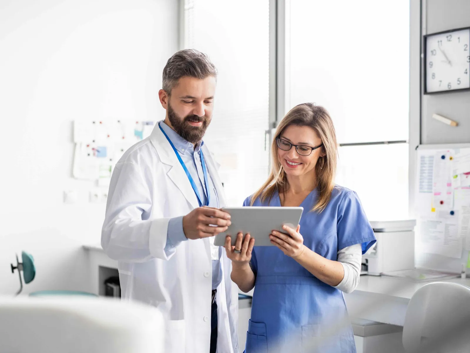 a doctor and a patient