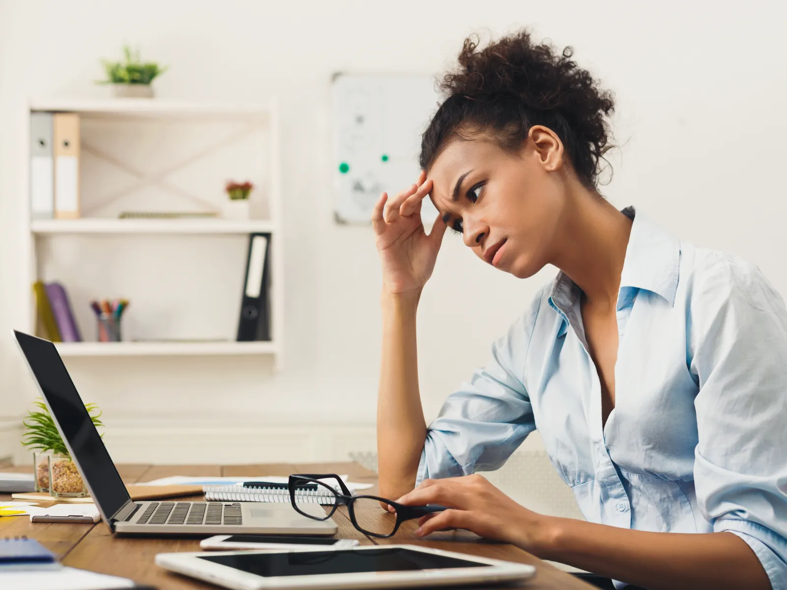 a person working on the laptop