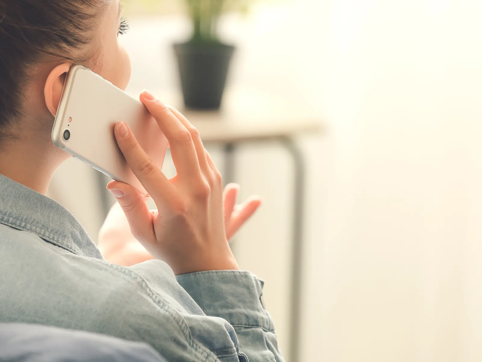 a man holding a phone