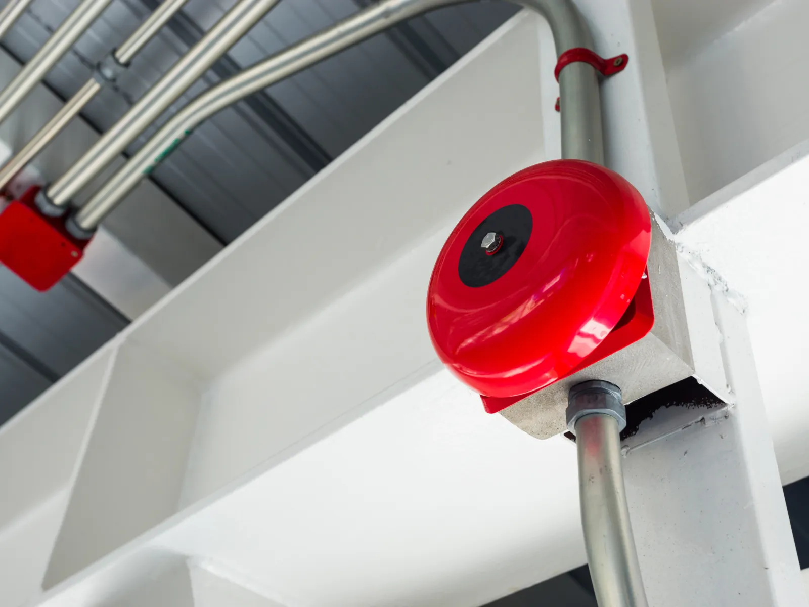 fire alarm system in a commercial or retail building
