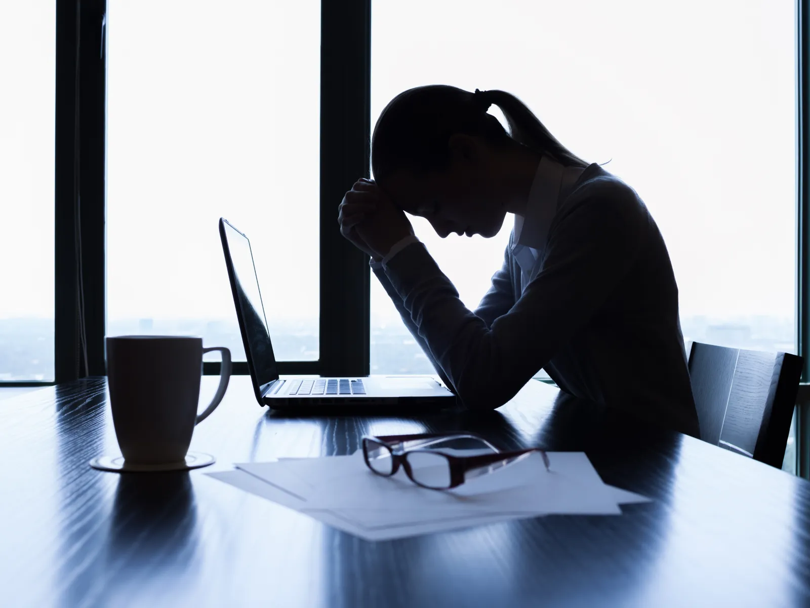 a man working on his laptop