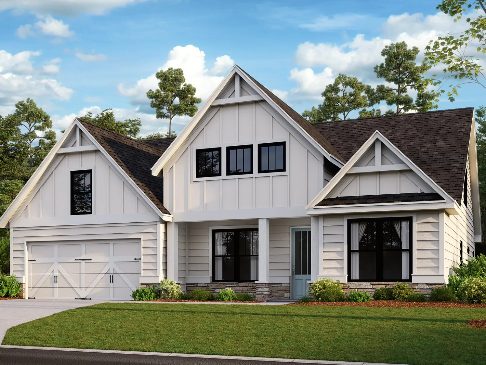 a front view of a house in NorthFarm at NatureWalk