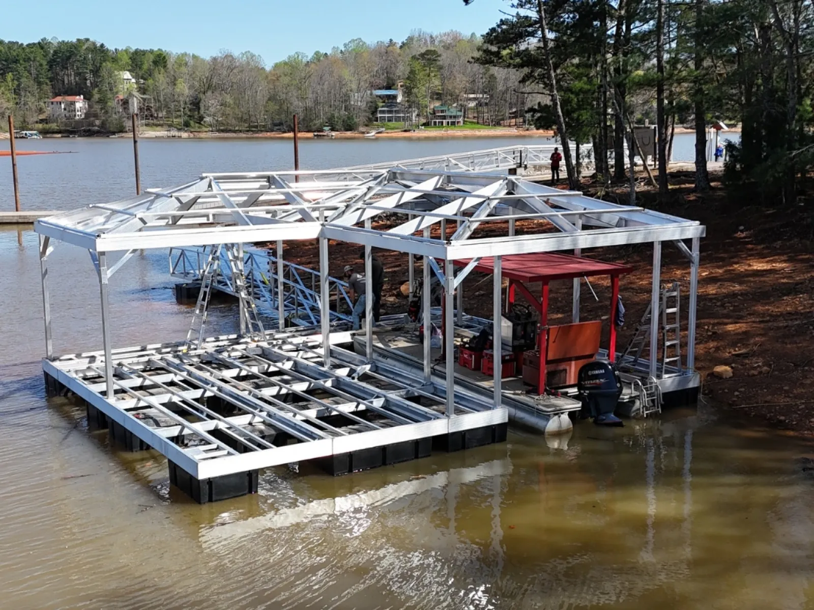 Professional Dock Installation | Dock Cares