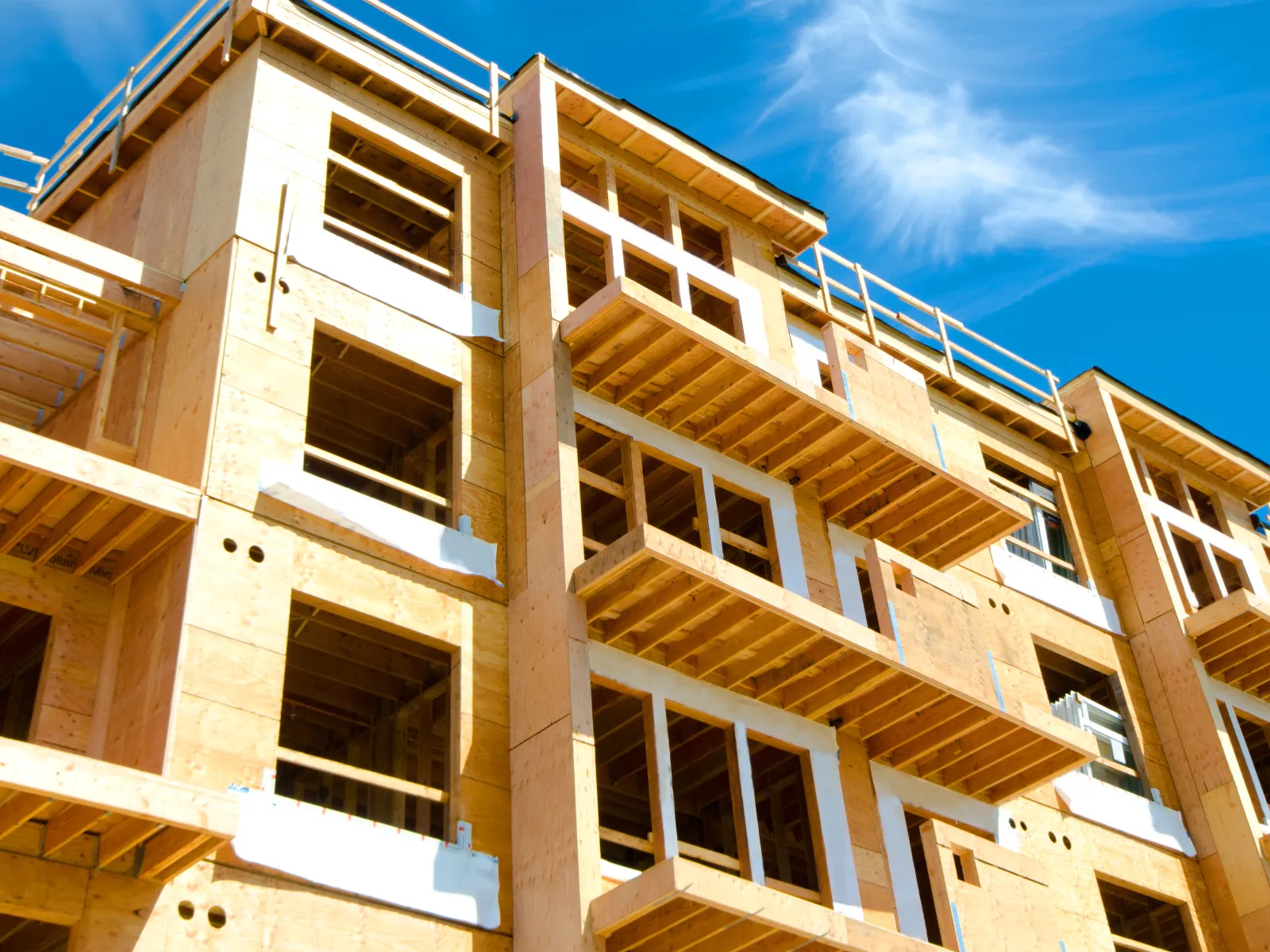 a building with balconies