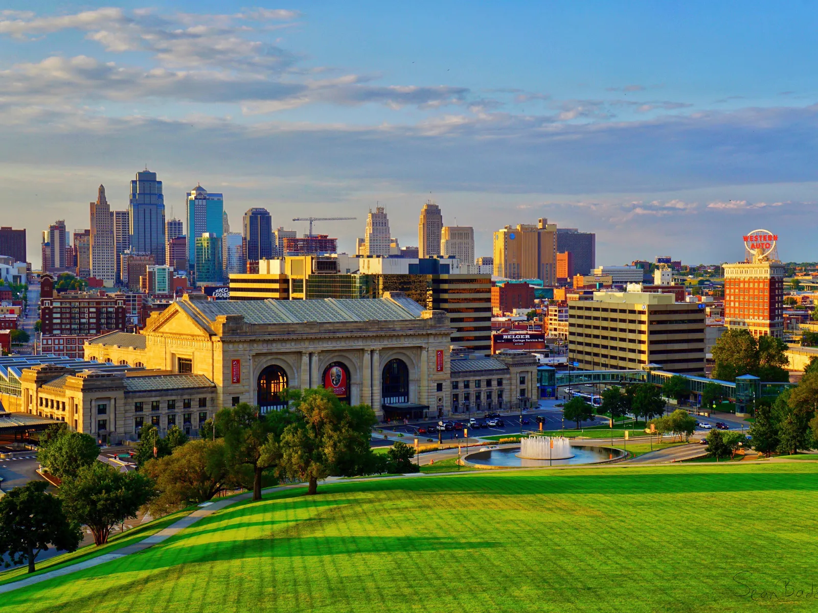 a large city landscape