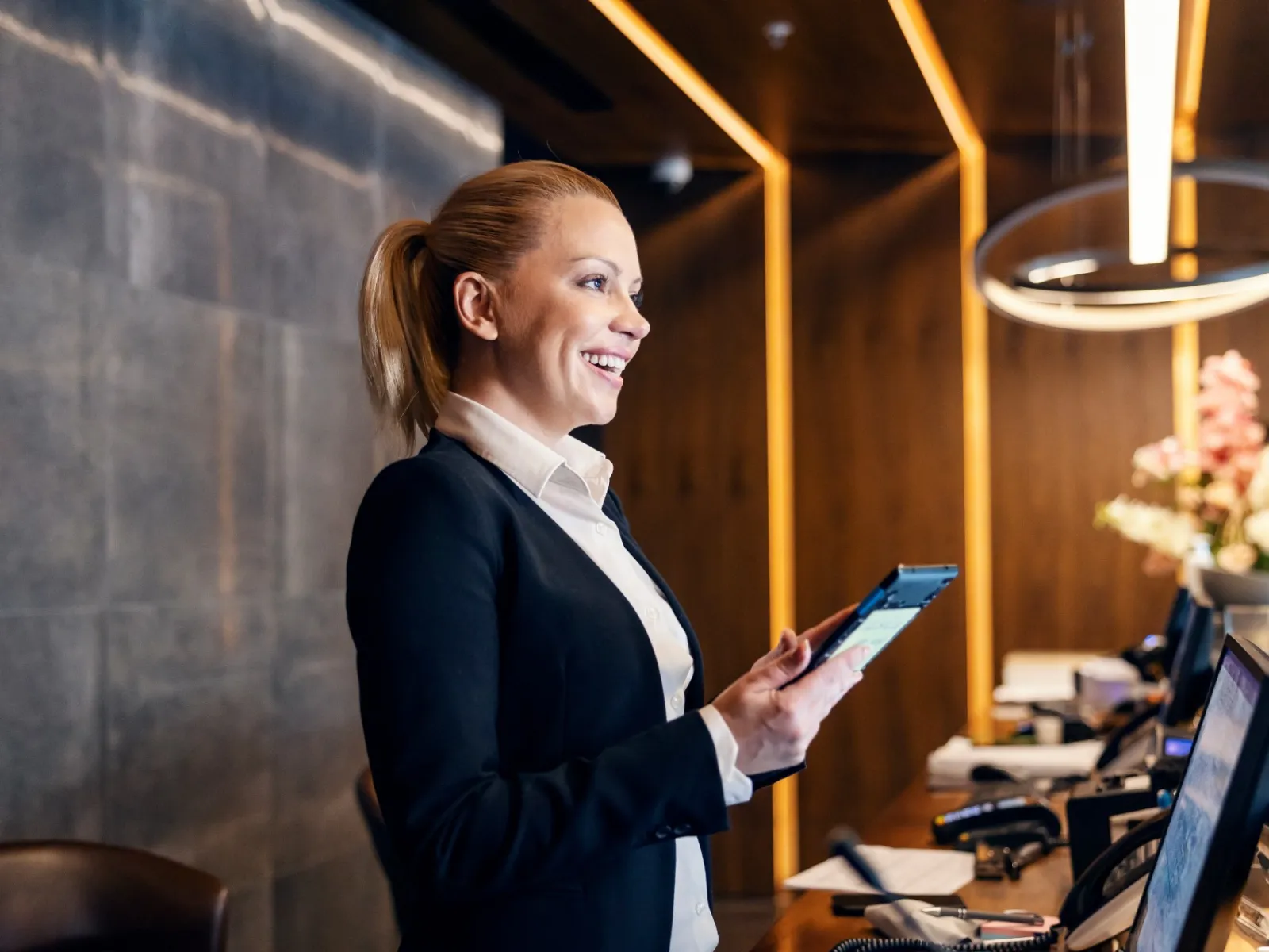 a person holding a book