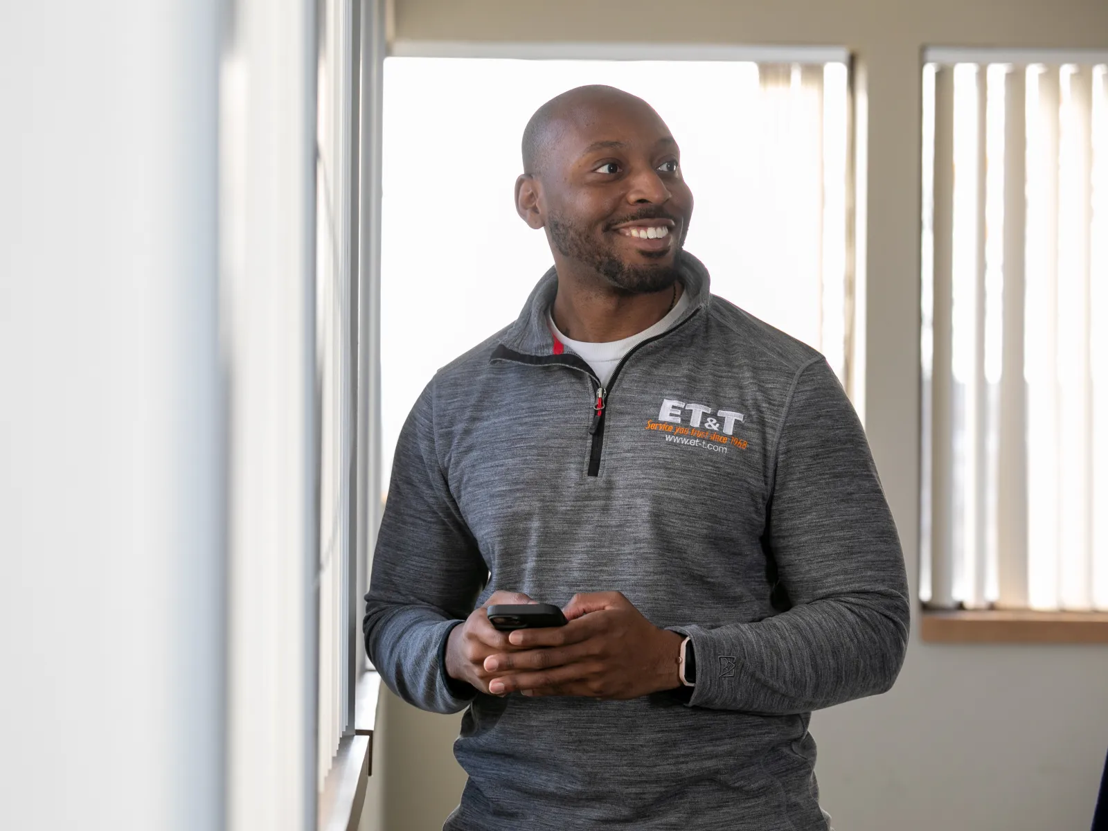 a person holding a phone