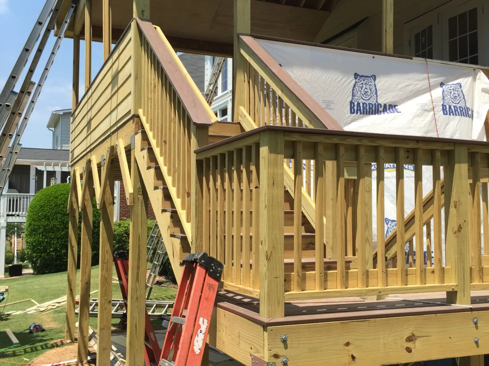a house being built