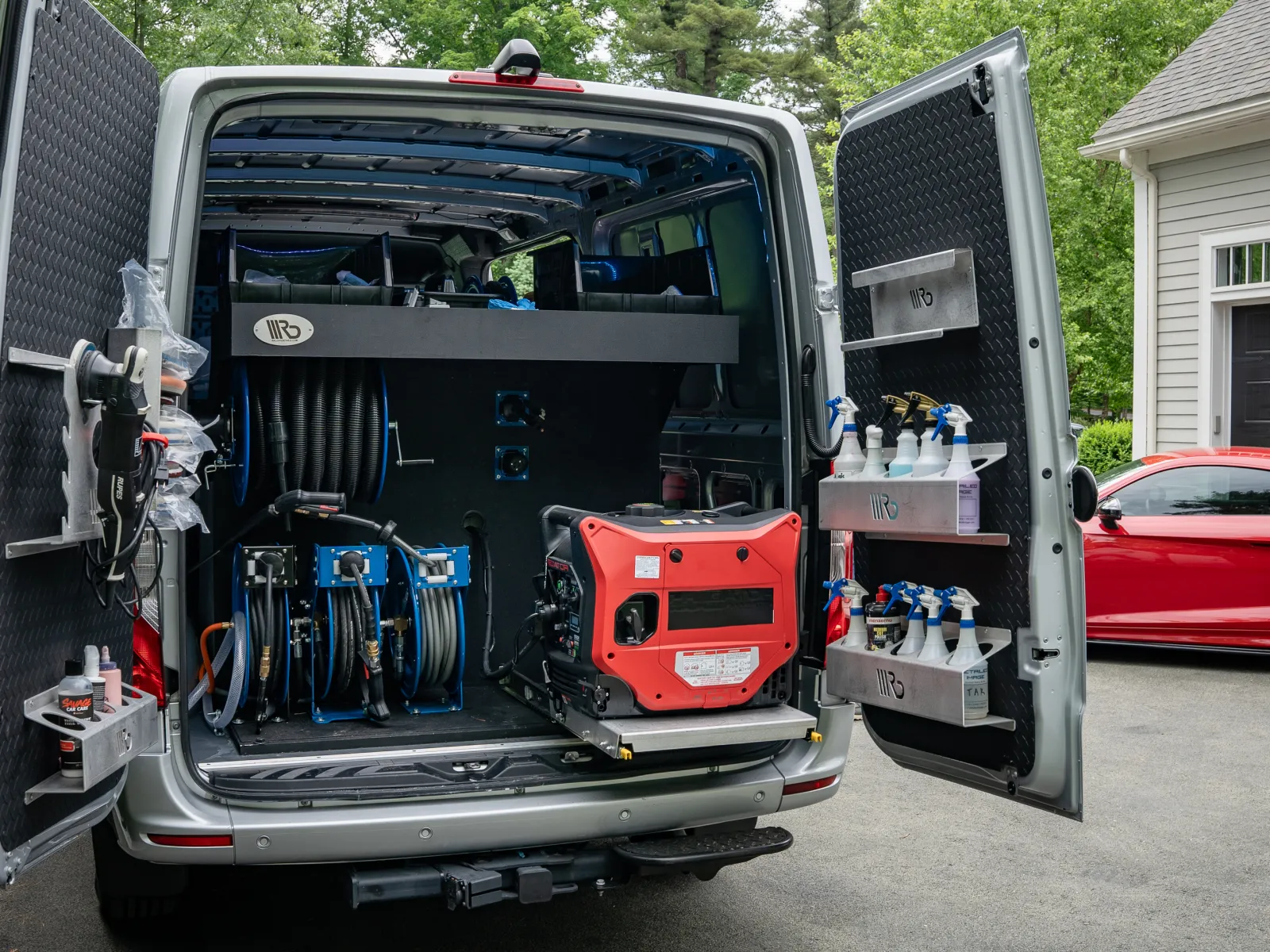 a car with its trunk open