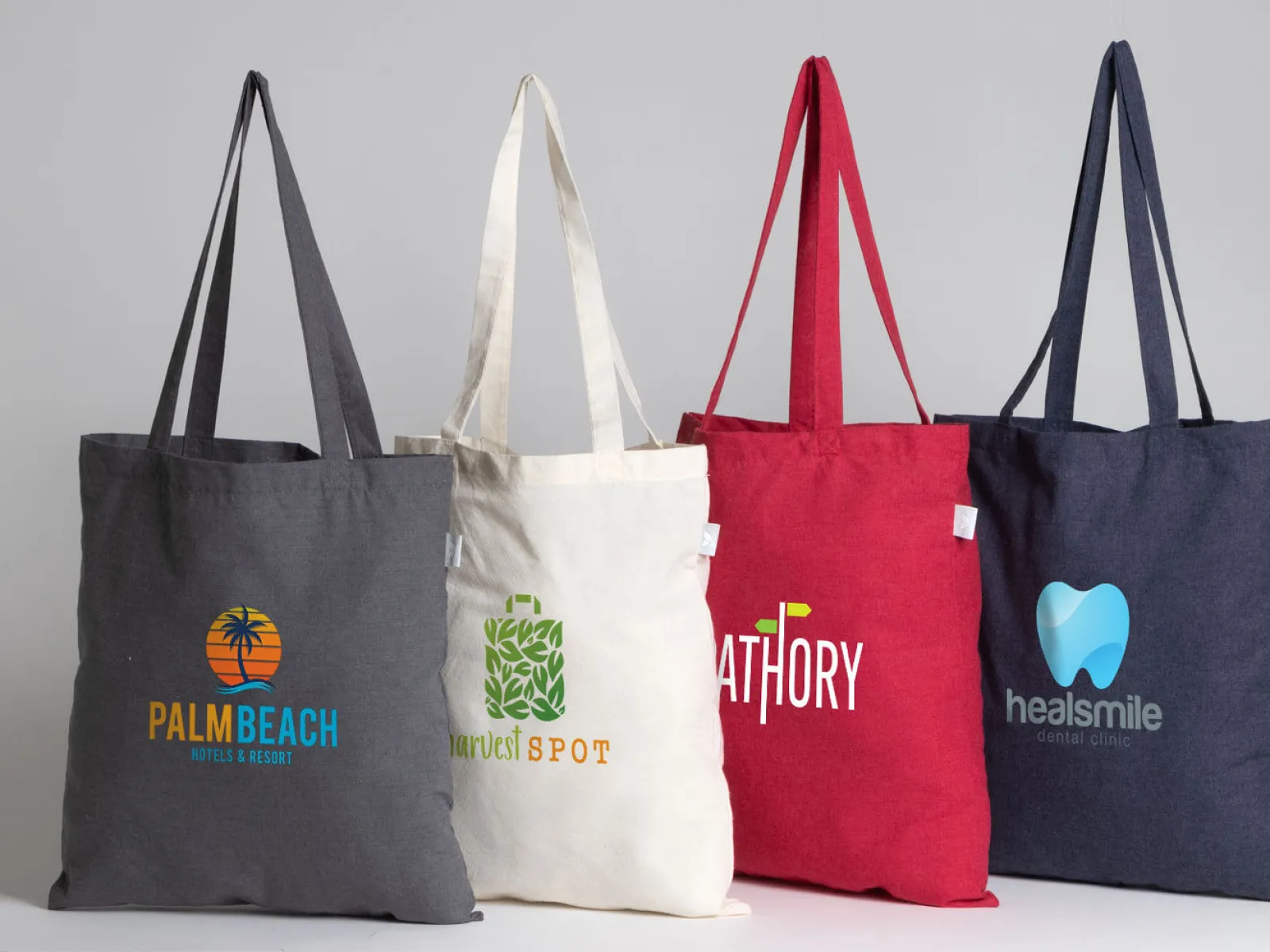 a group of bags