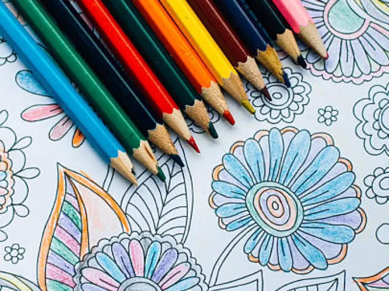 a group of pencils on a map