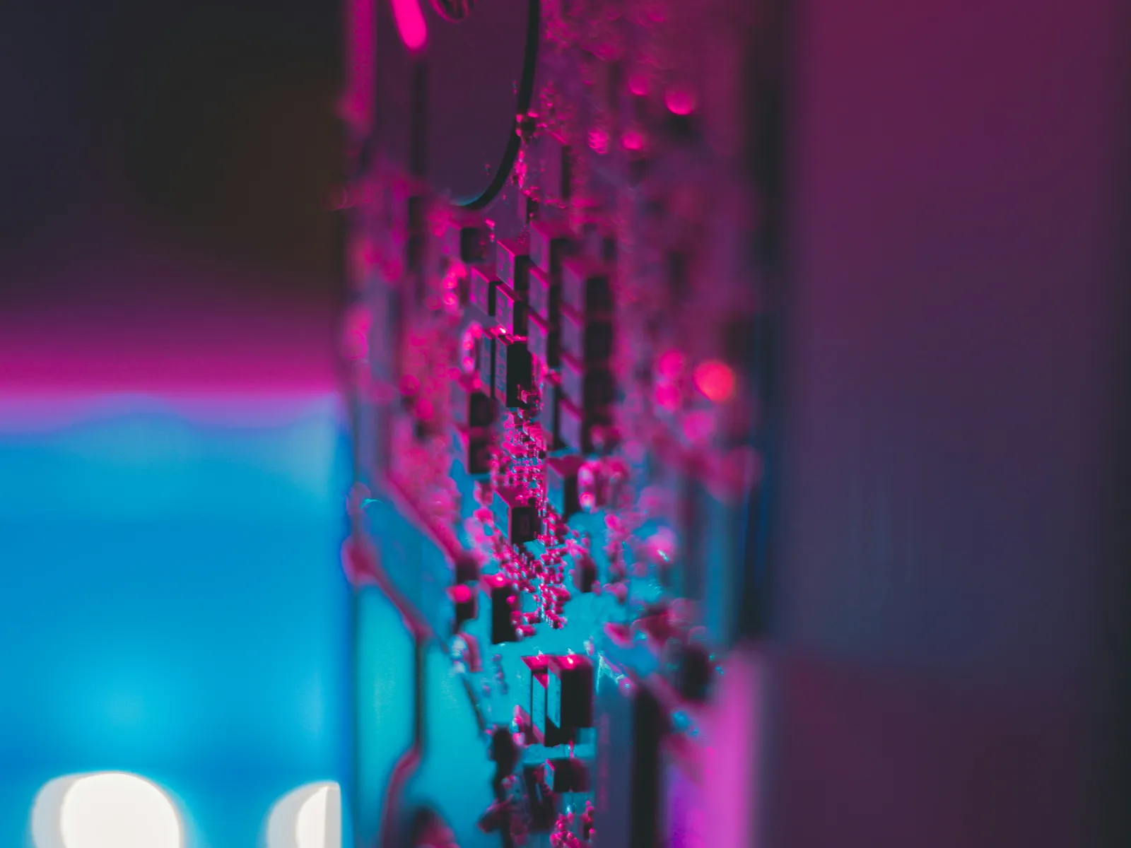 a close up of a computer tower