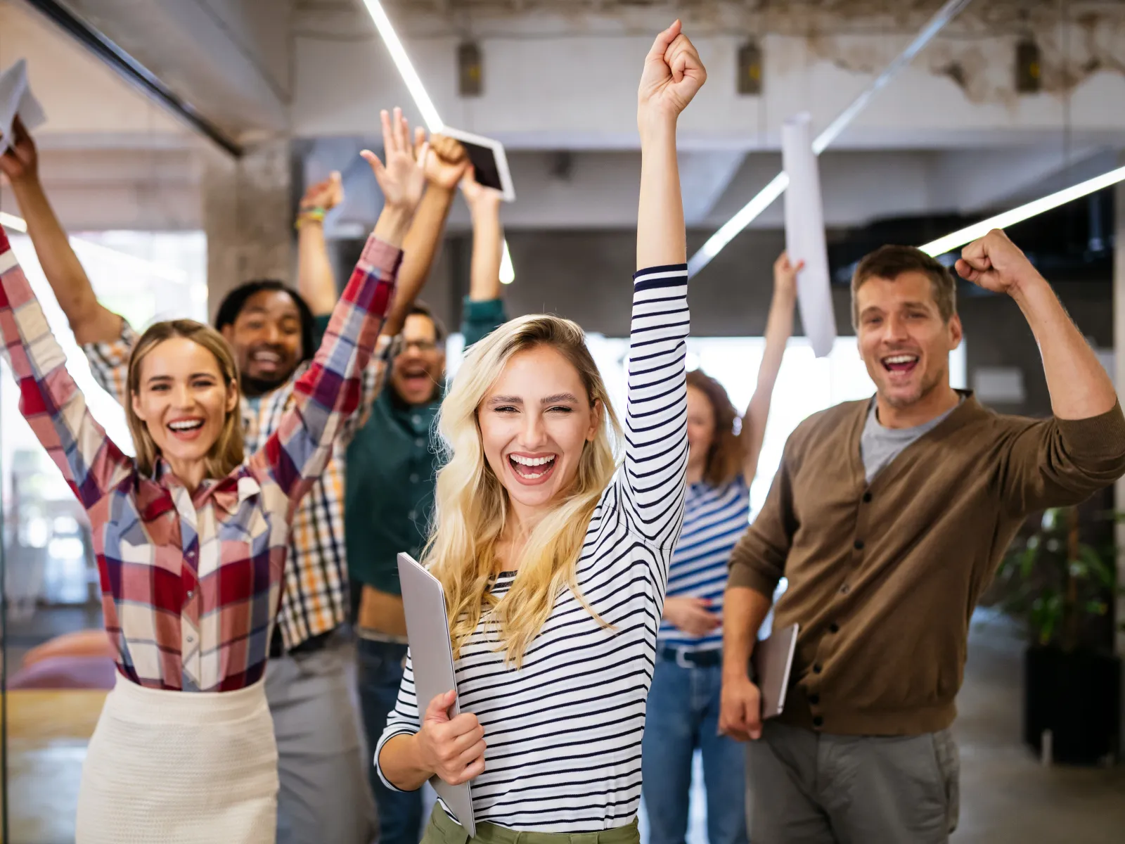 Happy employees