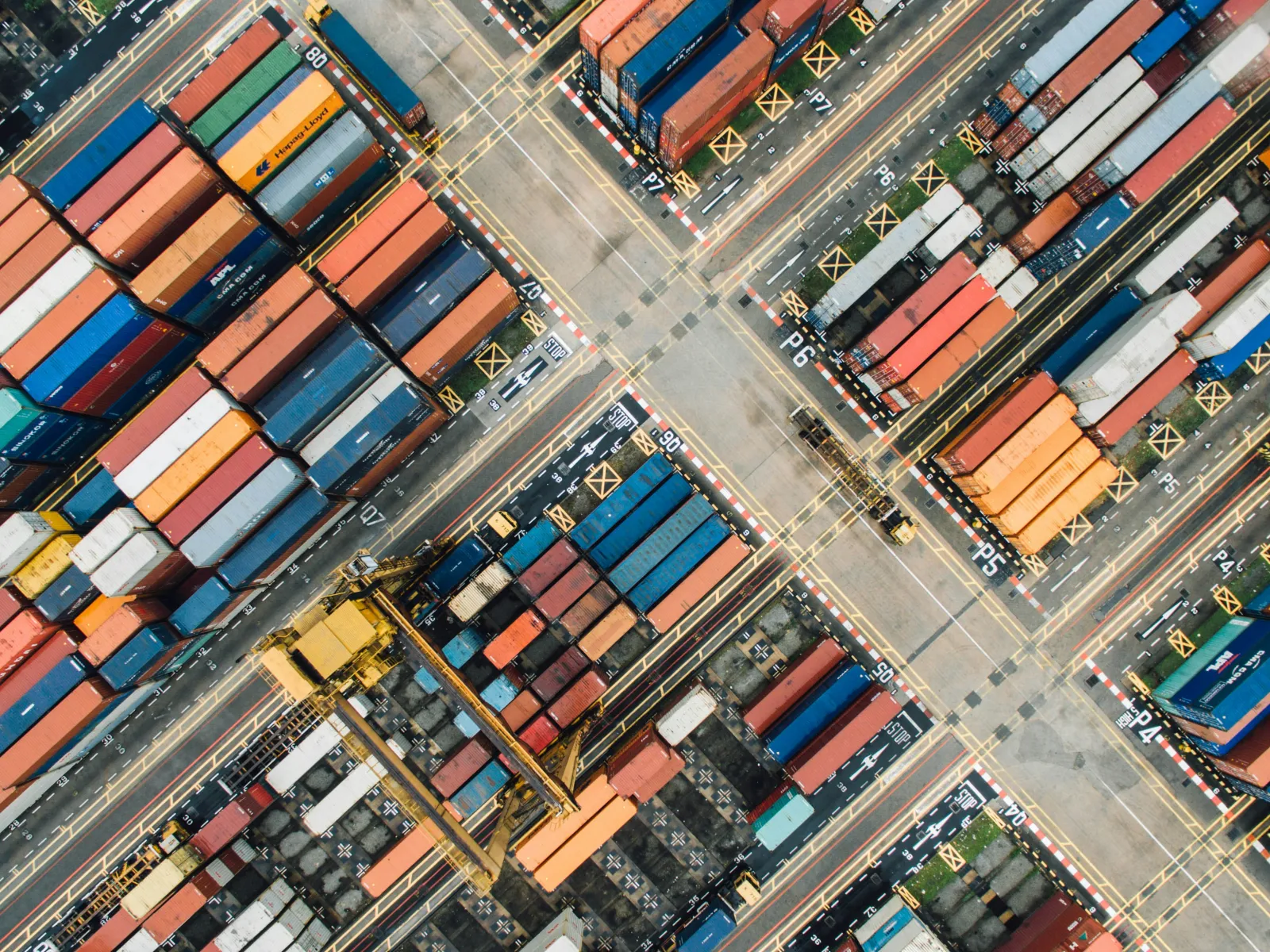 a group of colorful containers
