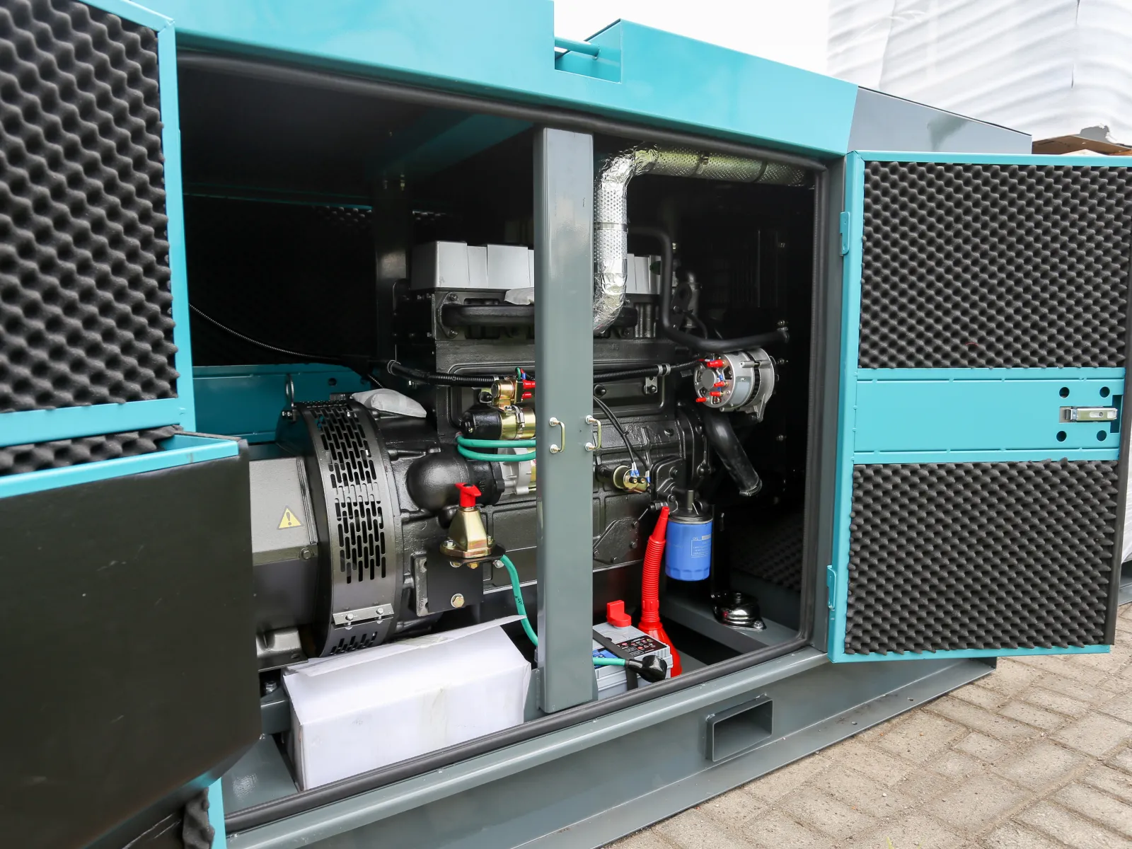 Liquid cool natural gas generator repair