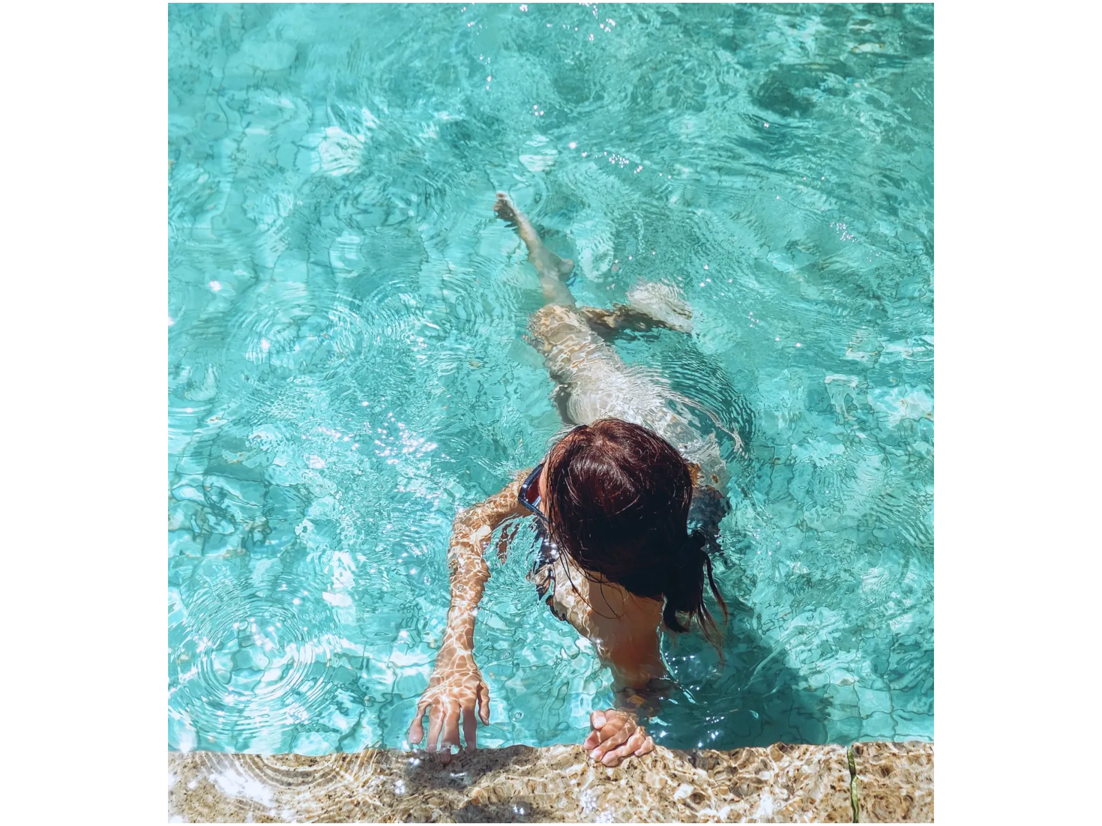 a person in the water