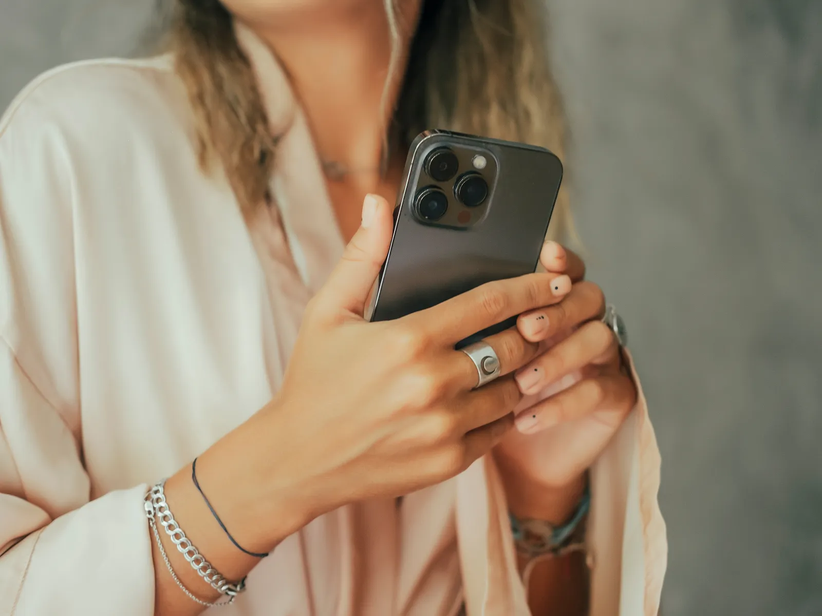 a woman holding a camera