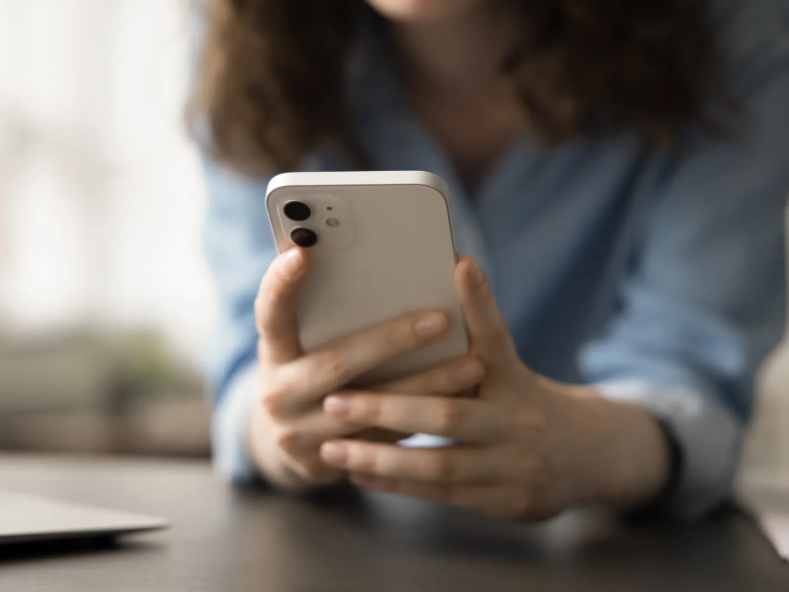 a person holding a phone