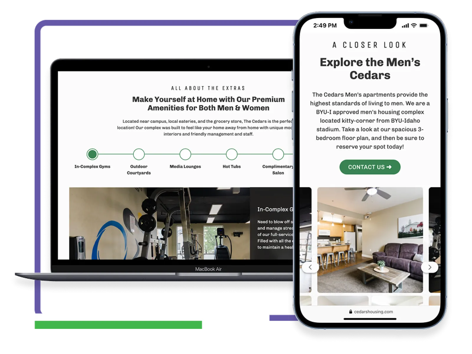 a courtyard in front of a building