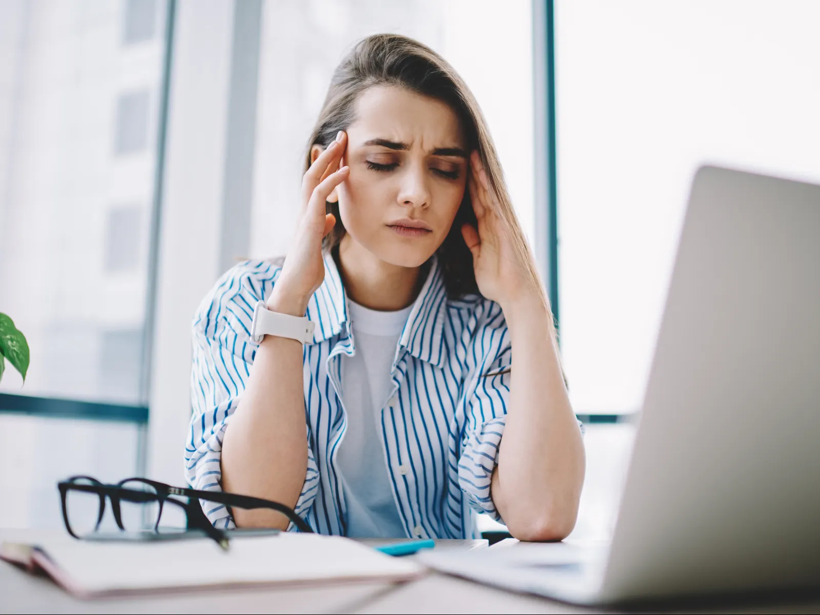 a woman talking on the phone