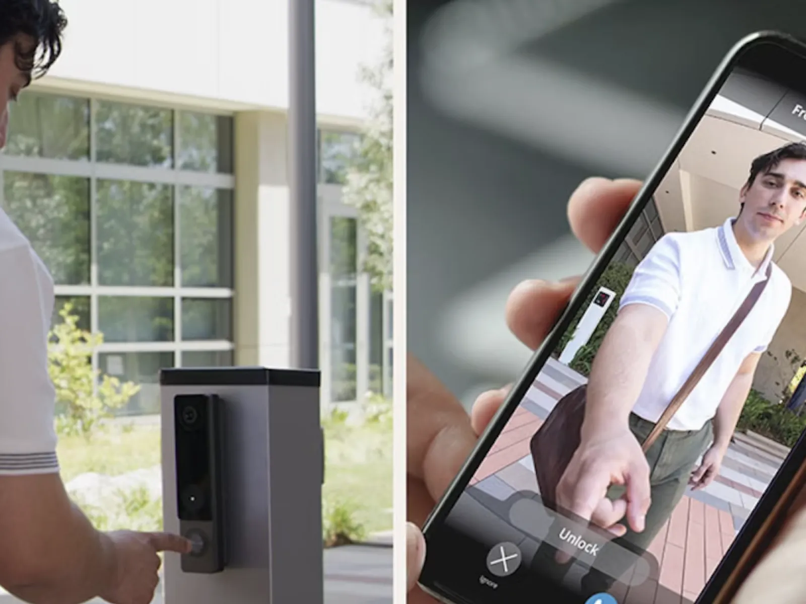a man holding a phone