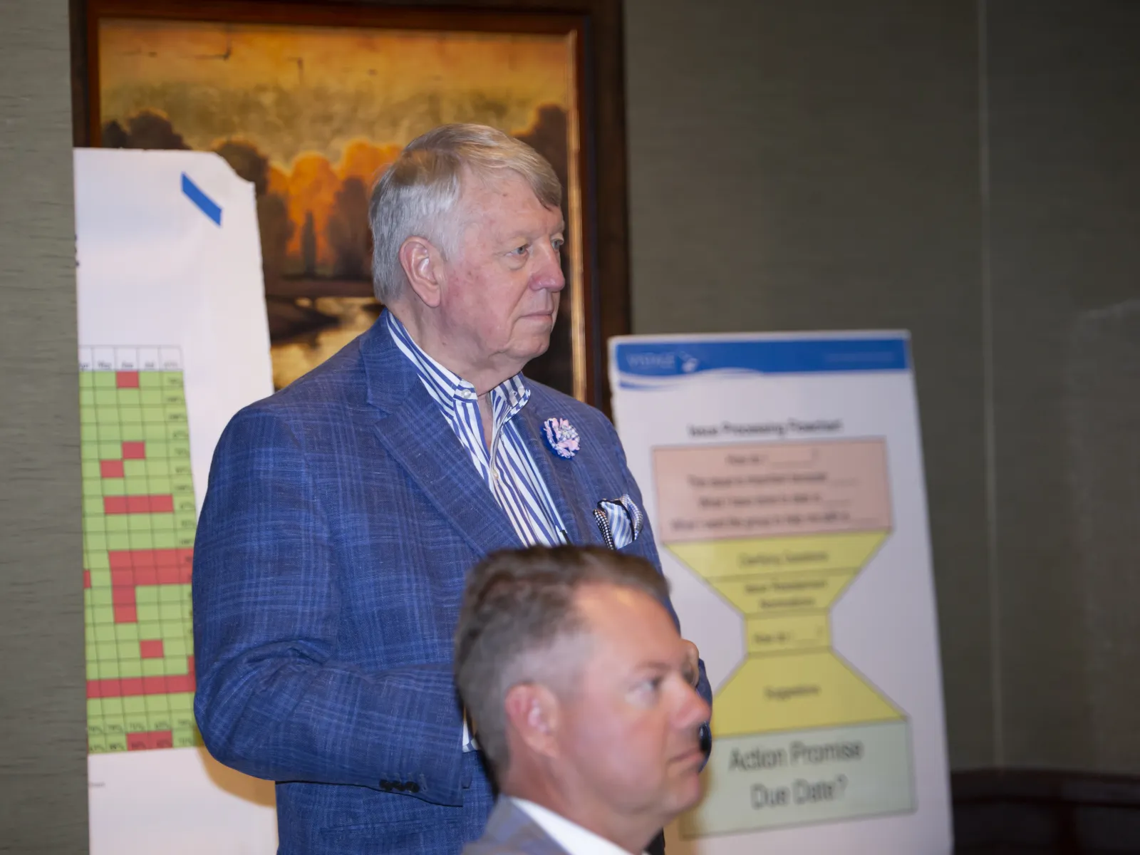 Jay at Vistage meeting
