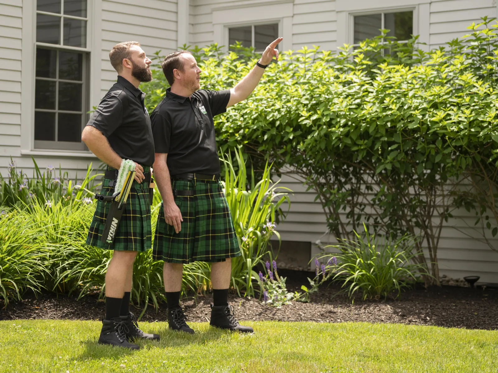 two men in kilts