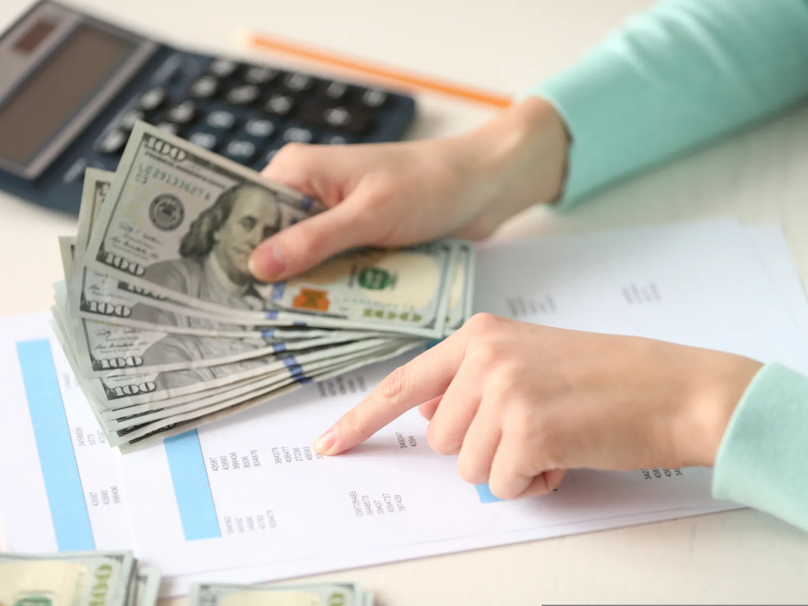 Calculating gross income for child support.