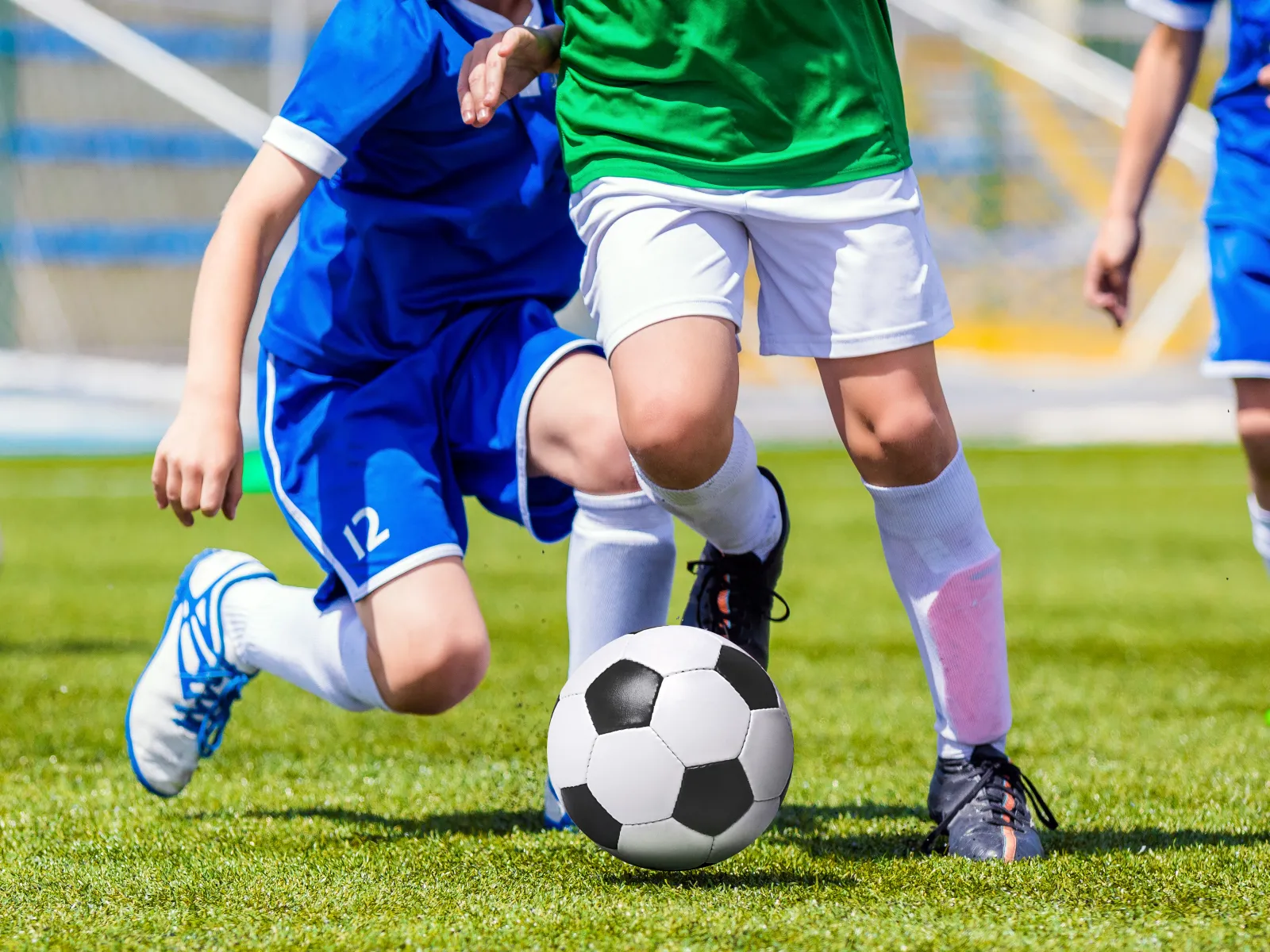 Children during visitation playing after school sports.