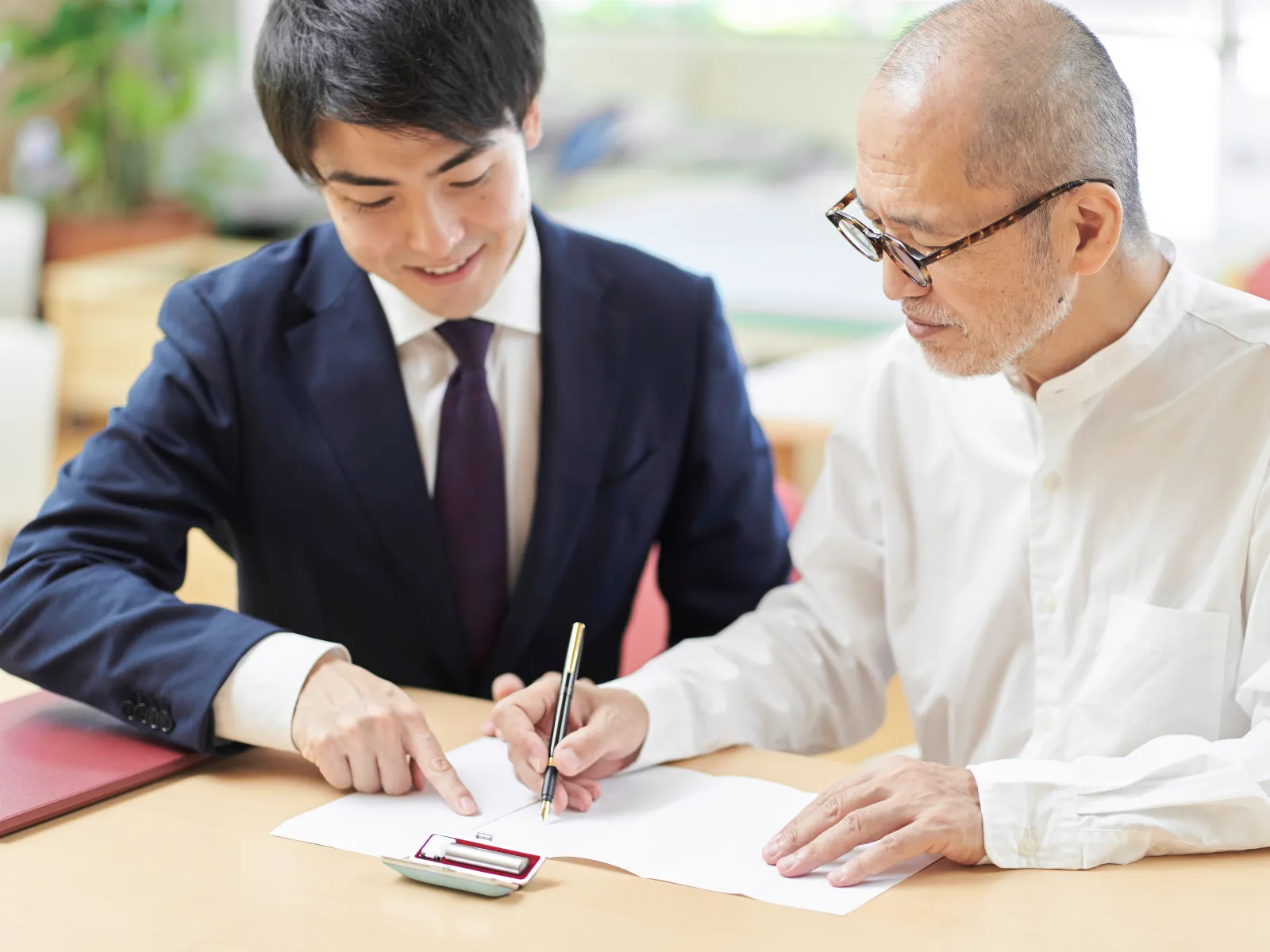 A will Executor helping with a will and estate probate