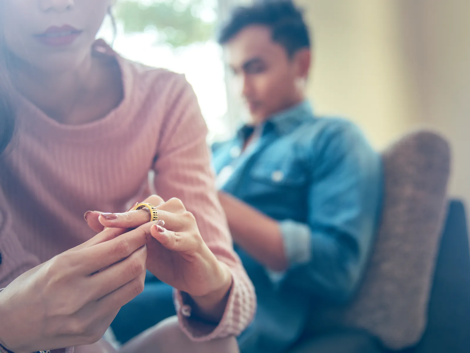A Spouse cheating or committing adultery leading to divorce.