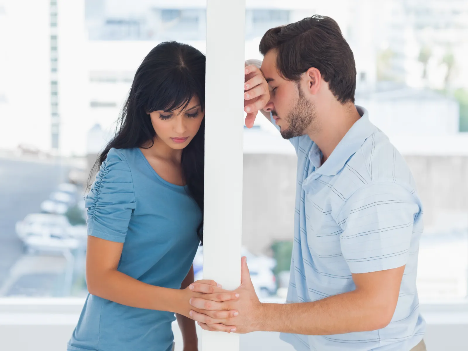 Two people thinking about separate maintenance instead of divorce.
