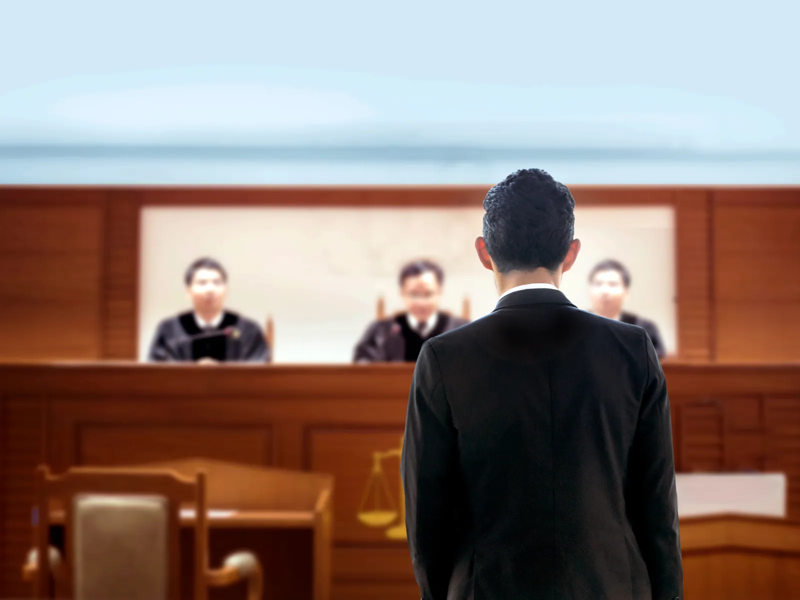 A court hearing for temporary alimony.