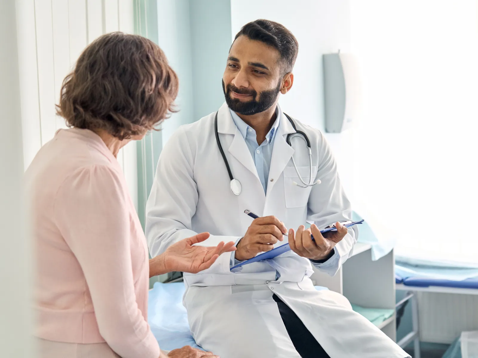 A health care agent helping someone as listed in the will