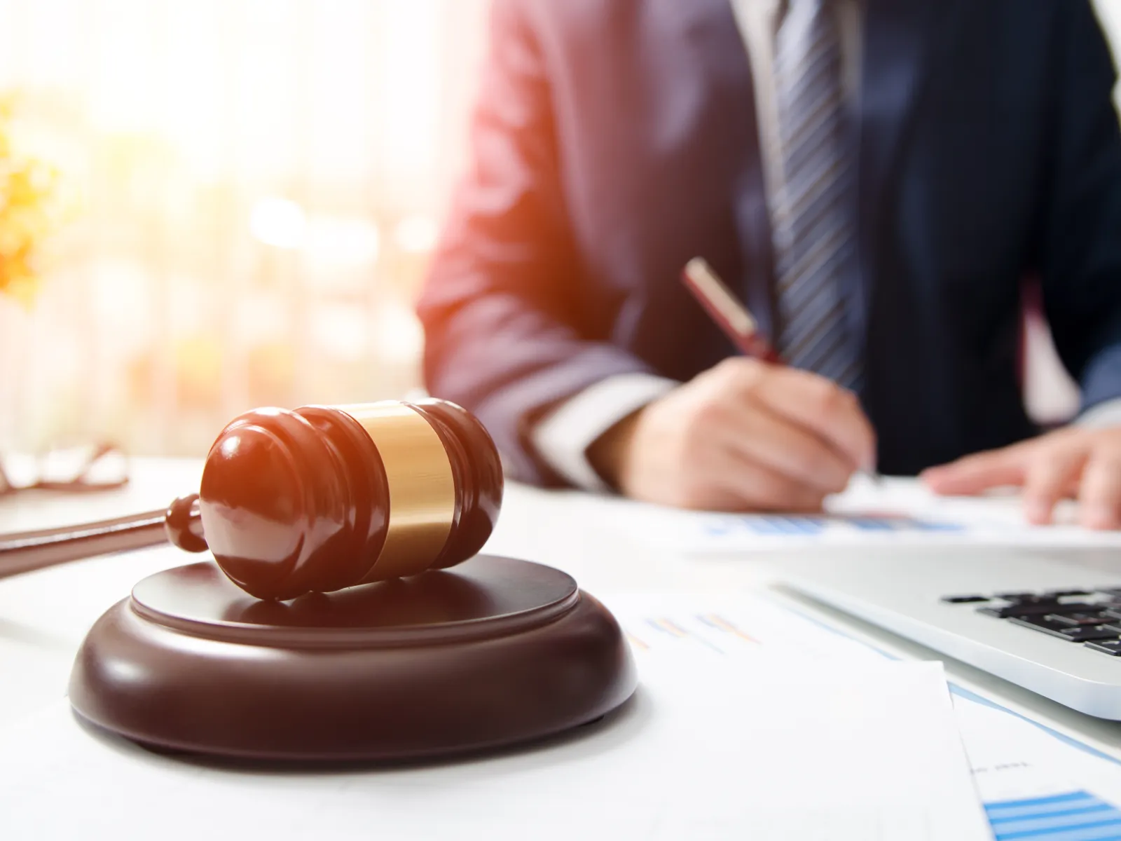 Lawyer preparing for contempt of court