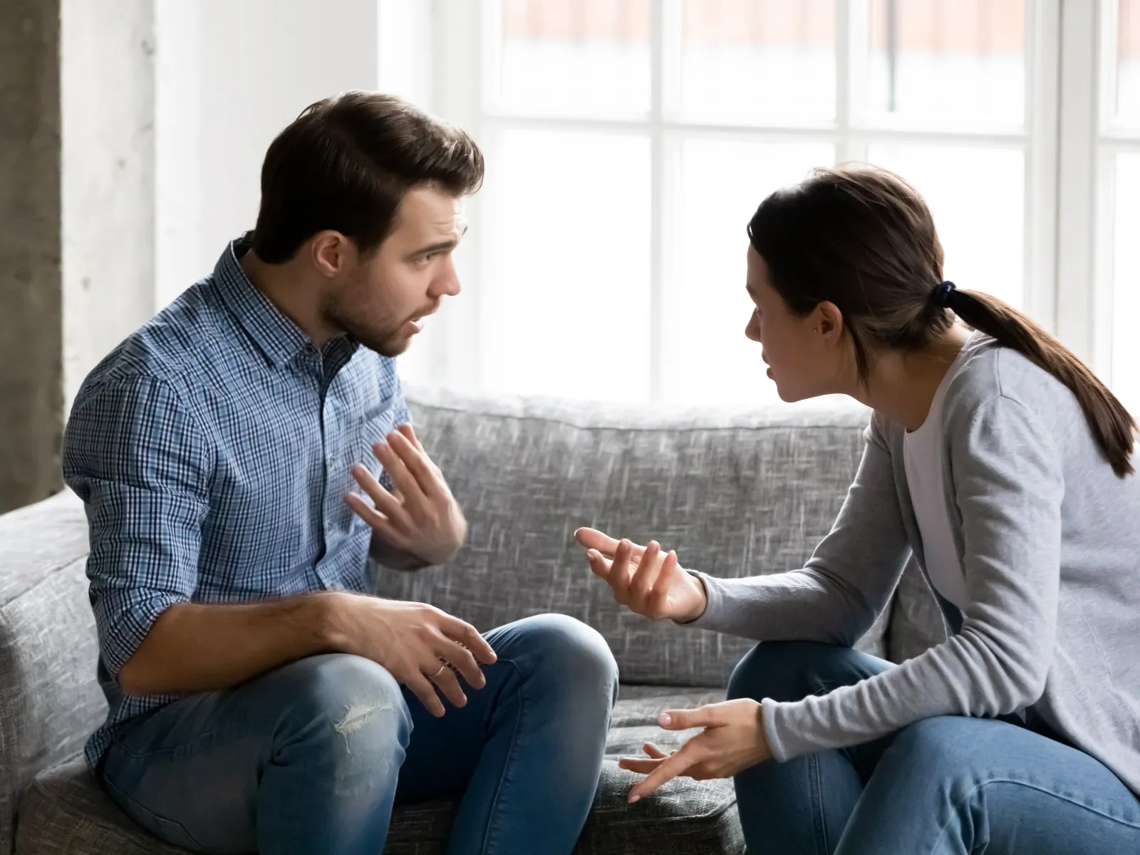 Be careful not be brutally honest with your spouse.