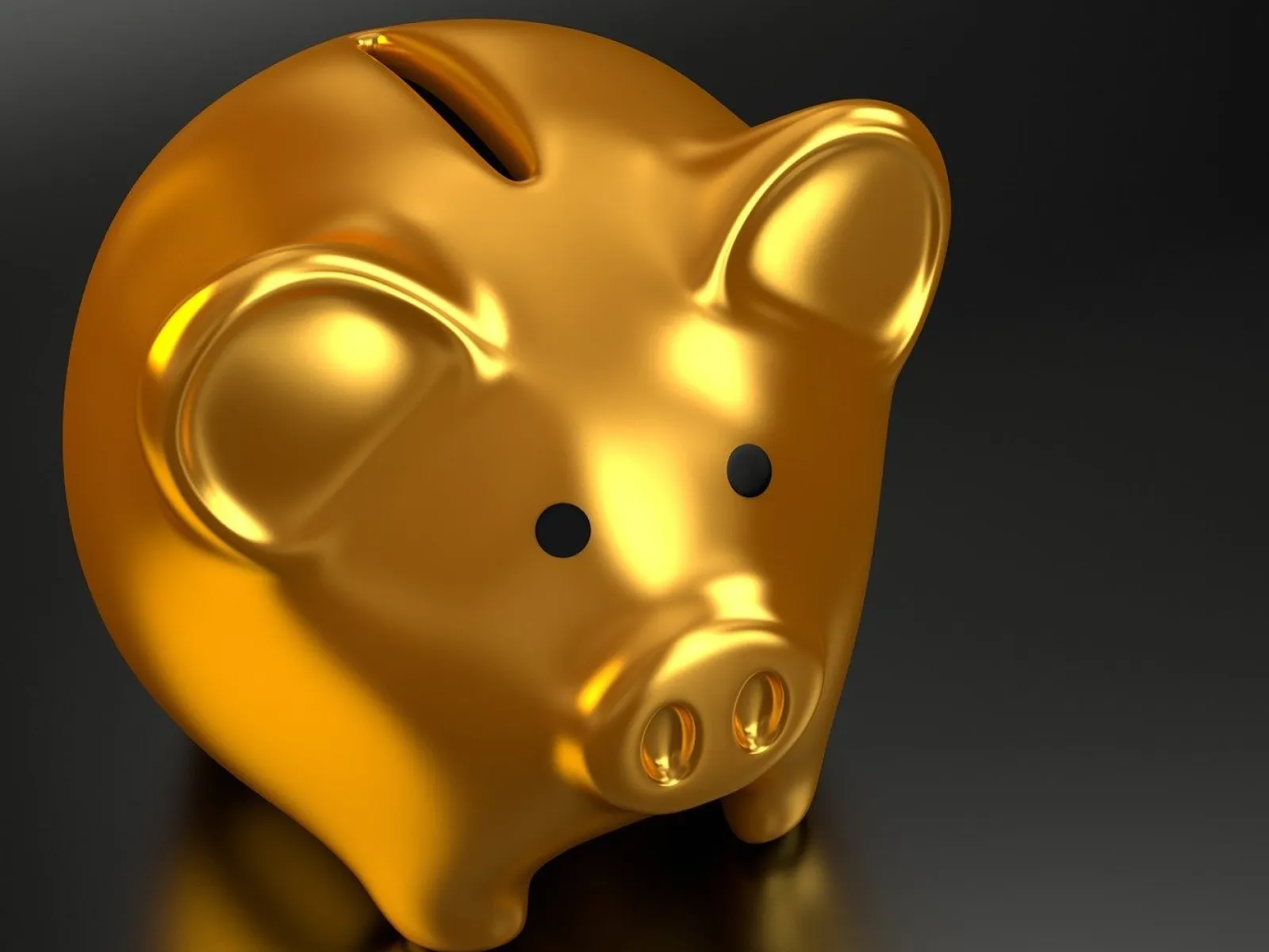 a gold and black toy
