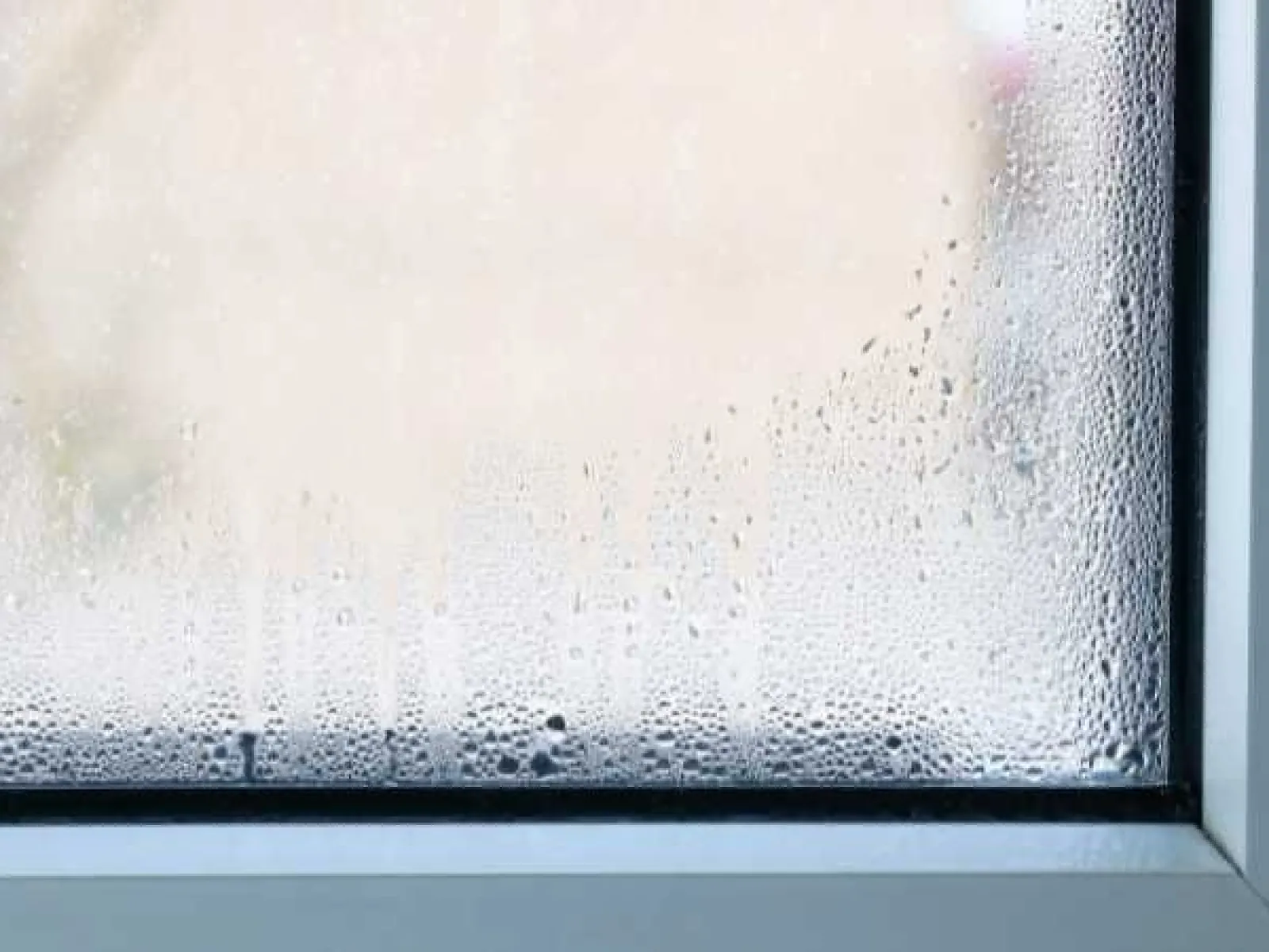A foggy window caused by seal failure