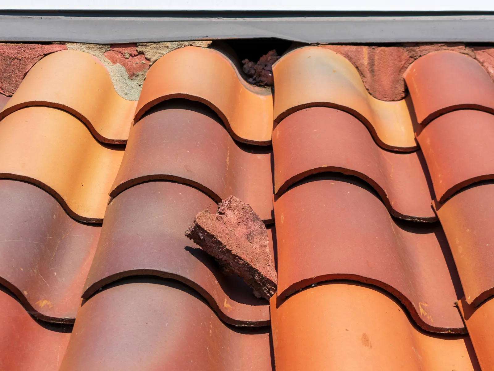 damaged tile roof in florida