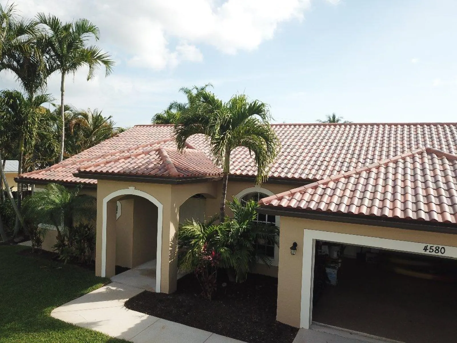 florida home with a new tile roof